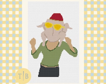 Friends Thanksgiving Needlepoint Pattern | 18 Mesh Digital Download PDF File