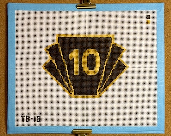 Dancing With The Stars Scoreboard Needlepoint Canvas | 13 Mesh