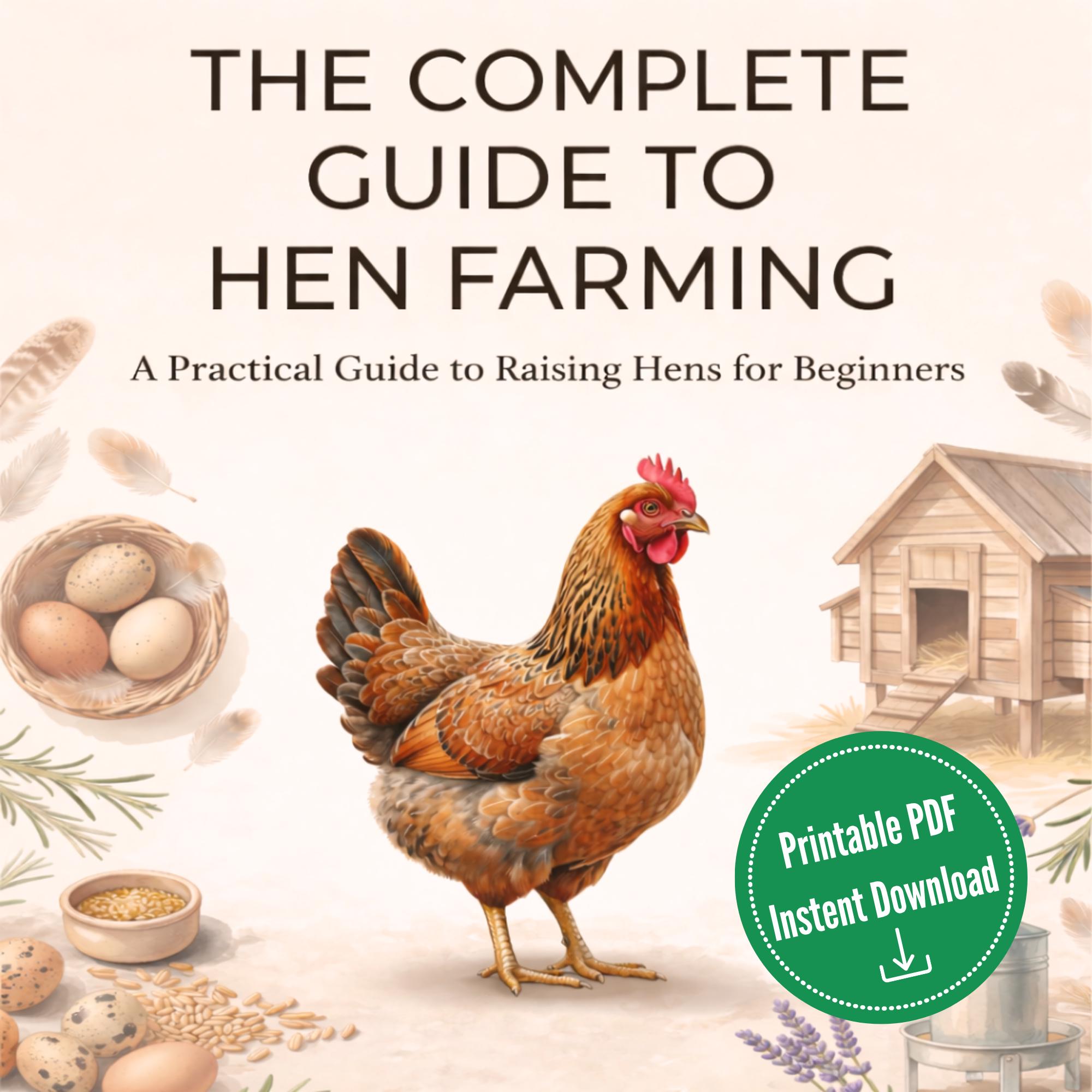 Beginner's Guide to Hen Farming, Printable Chicken Keeper Book (PDF ...