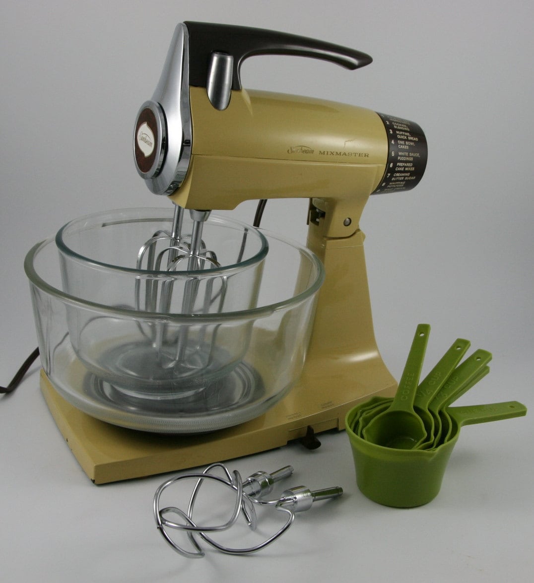 Vintage Harvest Gold Sunbeam Mixmaster 12 Speed Stand Etsy