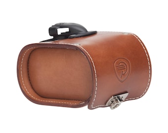 Alforja de piel pura para ciudad