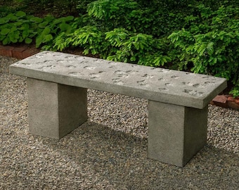 Banco de jardín sin respaldo en Woodland