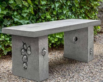 banco con casita para pájaros