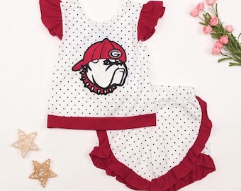 Conjunto de bulldog de Georgia