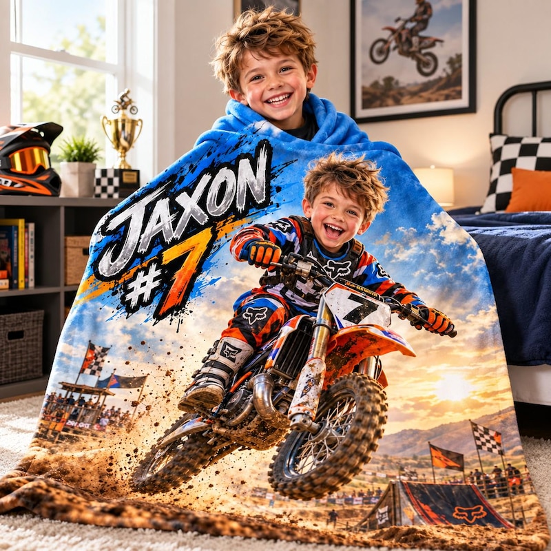 Kids Dirt Bike Photo - Etsy