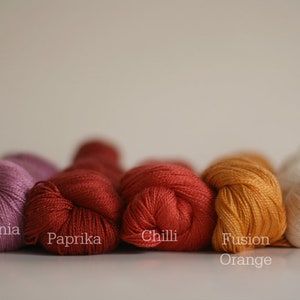 Silk Lace Yarn Hand dyed Silk Nouveau Fingering Pure