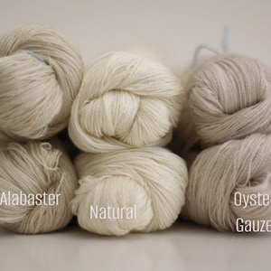 Cobweb Lace Yarn Hand Dyed Milk Silk LeSC Lait et Soie Cobweb 1azc