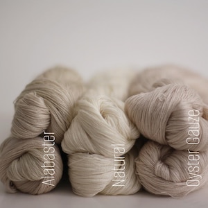 Cobweb Lace Yarn Hand Dyed Milk Silk LeSC Lait et Soie Cobweb 1azc