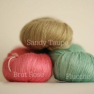 Soie Fin Pure Silk Lace Yarn Hand dyed