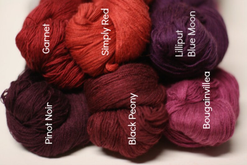 Baby Camel Silk Cobweb Lace Yarn Hand Dyed Soie Et Bebe Chameau Simply Red Craft Supplies Tools Macrame Dalasmaker Se