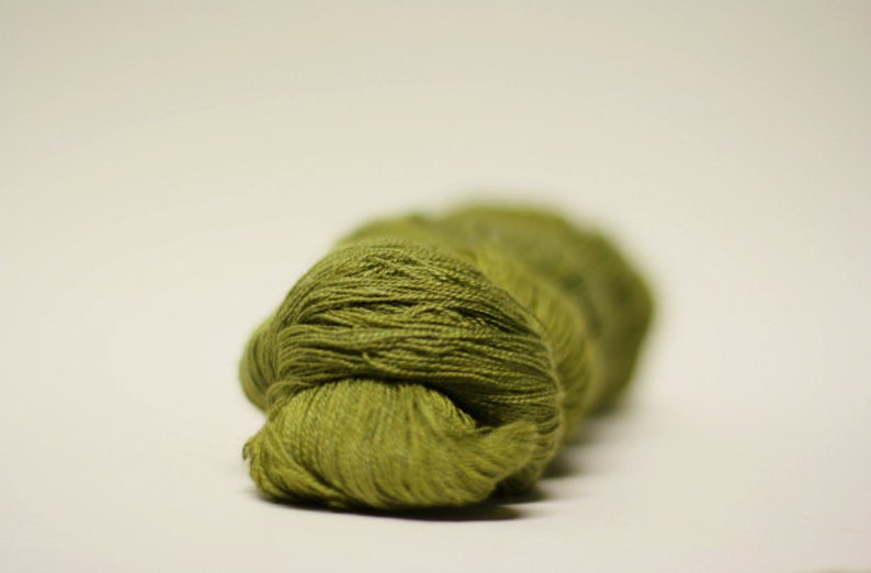 Baby Camel Silk Cobweb Lace Yarn Hand dyed Soie et Bebe Chameau Loden