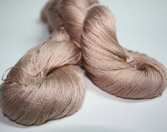 Lace Yarn Hand Dyed Milk Silk LeS Lait et Soie 1azc Nirvana Quartz