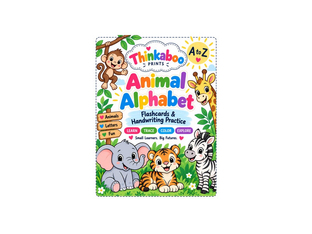 Alphabet Flashcards & Tracing Worksheets (4-6 Age)| A–Z Letter Tracing