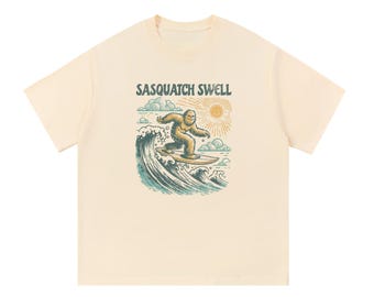 ビッグフットサーフィン - エッセンシャルコットンTシャツ