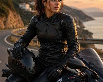 GSXR Style Leather Motorcycle Racing Suit – One Piece Biker Track Riding Gear