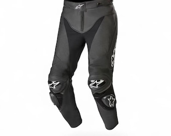 Missile Ignition V2 Leather Riding Pants by Alpinestars | Men’s Motorcycle Racing Armor Trousers
