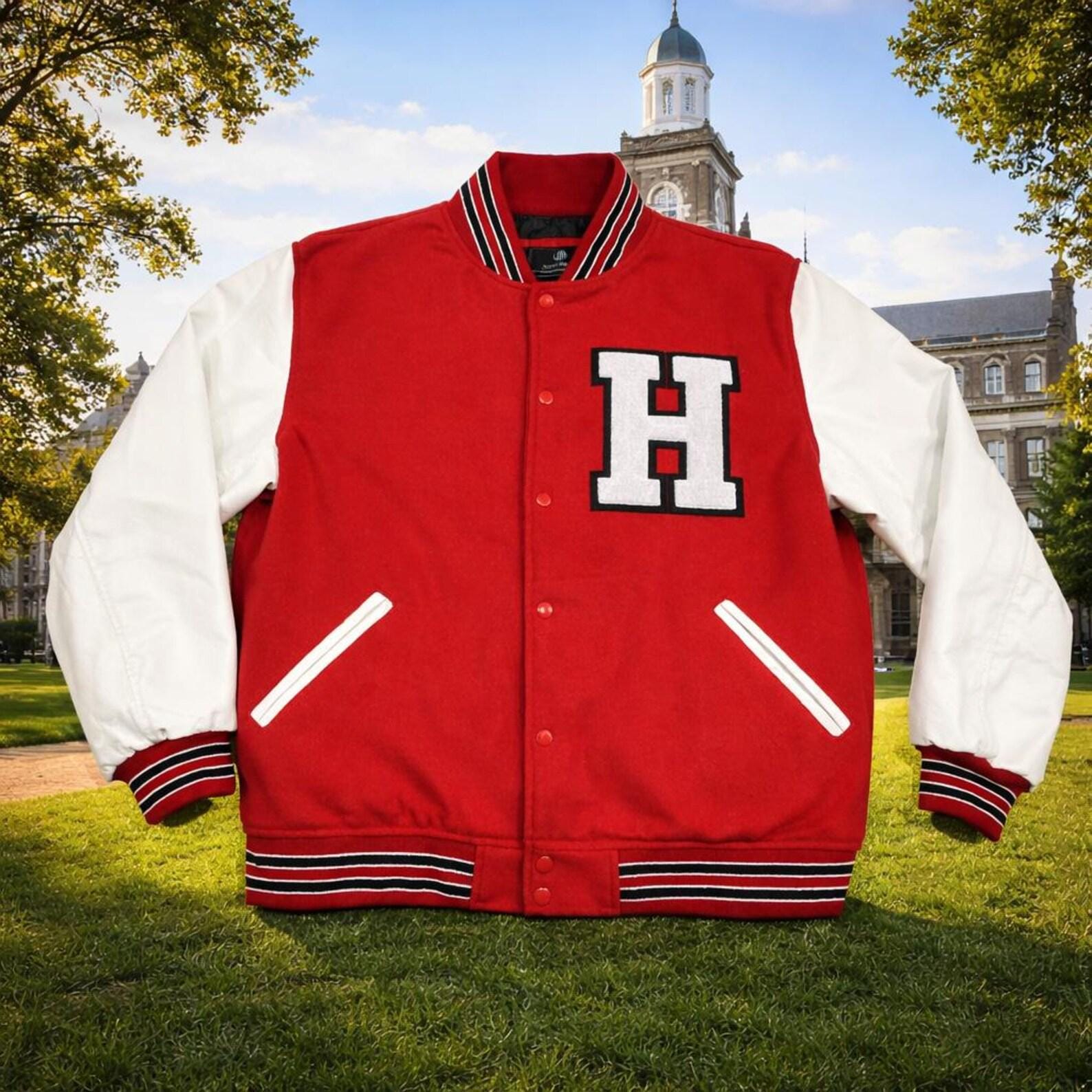 Jacket with h The Harvard Varsity Jacket - The Harvard Shop main image 3