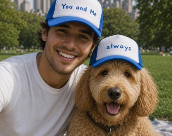 Personalized Dog Trucker Hat, Custom Pet Cap, Matching Dog Mom Accessory