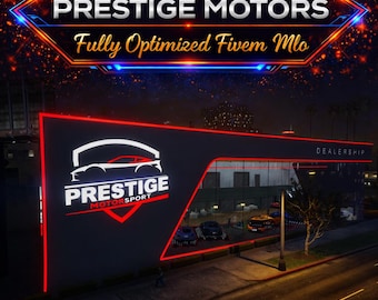 Prestige Motors| Fivem mlo | Mlo | Optimiert| Rollenspiel | Hohe Qualität|