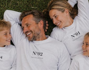 Familien Matching Sweater | N01 N04 The Collective | Familien Outfit I Partnerlook Shirt