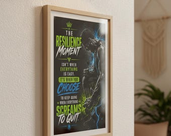 Daily Goal Download, Fitness Motivation Quotes, Strength and Progress Print