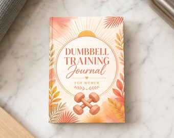 Dumbbell Training Journal for Women, Strength Progress Tracker (Digital Download)