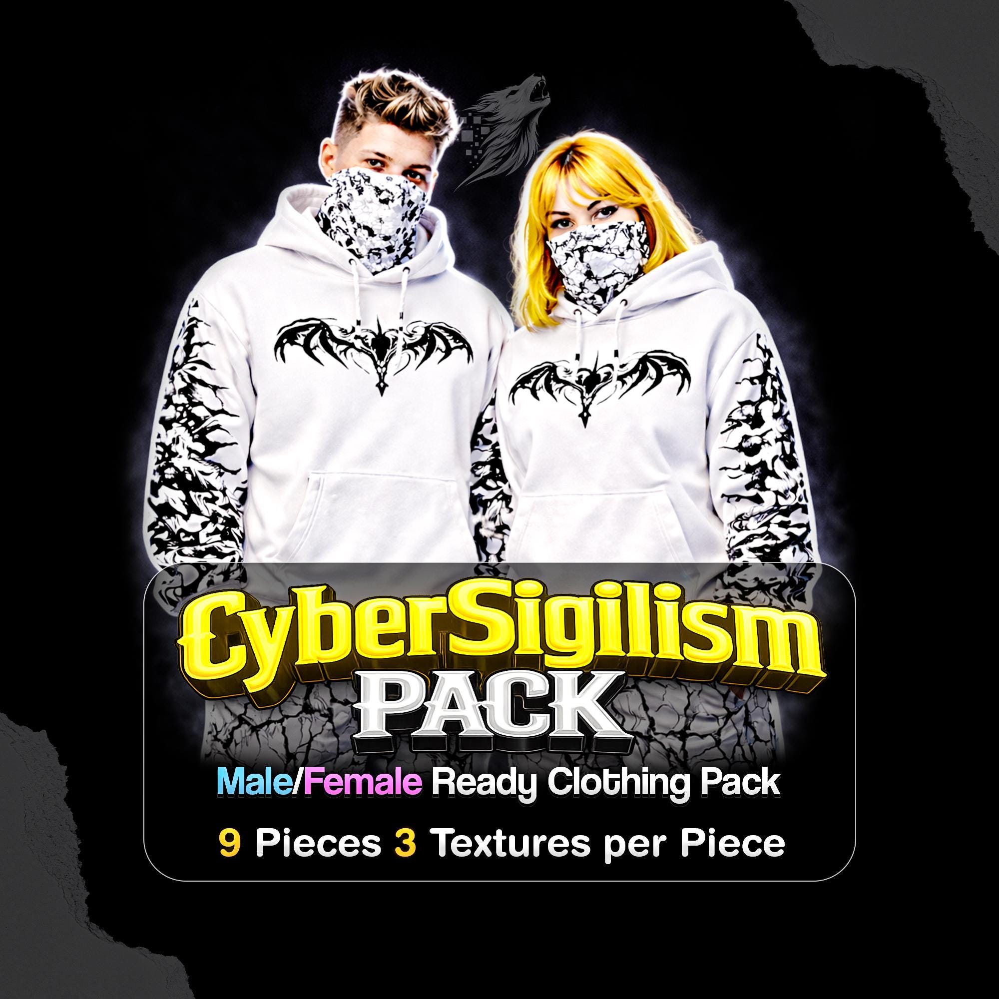 Cybersigilism Clothing RP Pack V2 for Male and Female Server Ready - Etsy