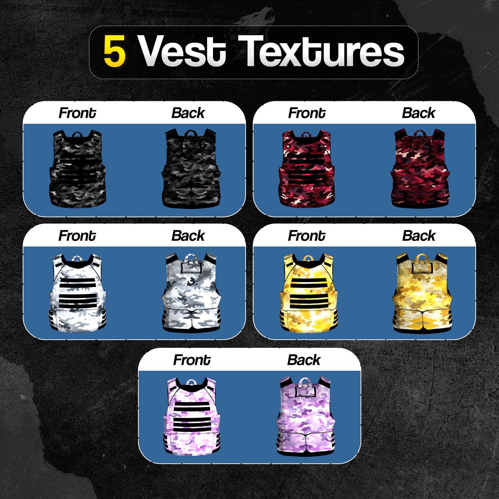 Rp Pack Camo Clothing RP Pack V1 for Male and Female Server Ready - Etsy