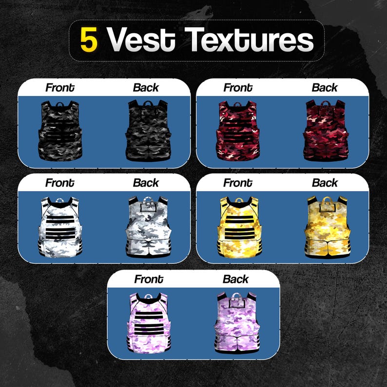 Camo Clothing RP Pack V1 for Male and Female Server Ready - Etsy