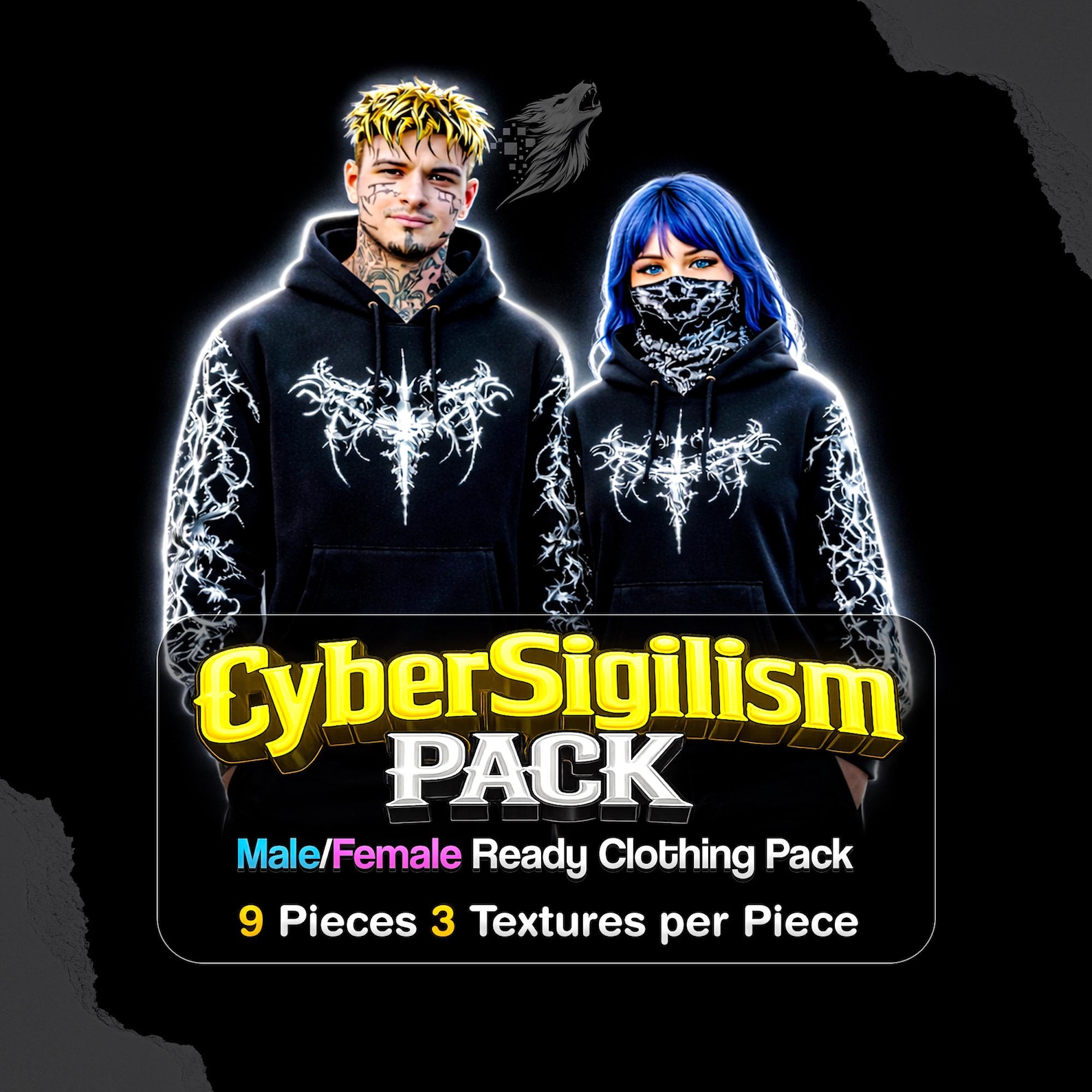 Rp Pack Cybersigilism Clothing RP Pack V3 for Male and Female Server Ready - Etsy