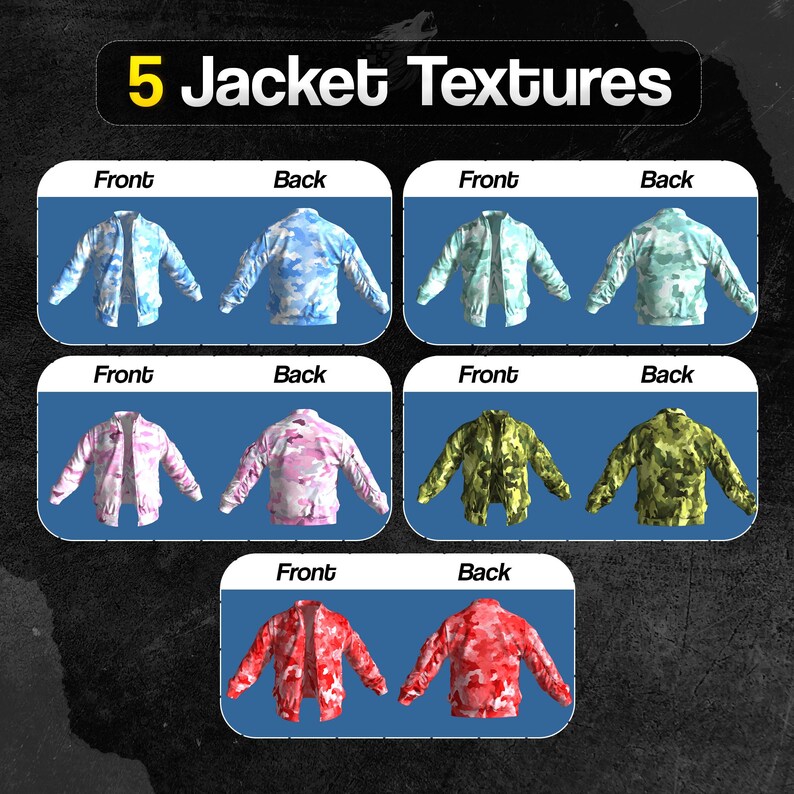 Camo Clothing RP Pack V2 for Male and Female Server Ready - Etsy