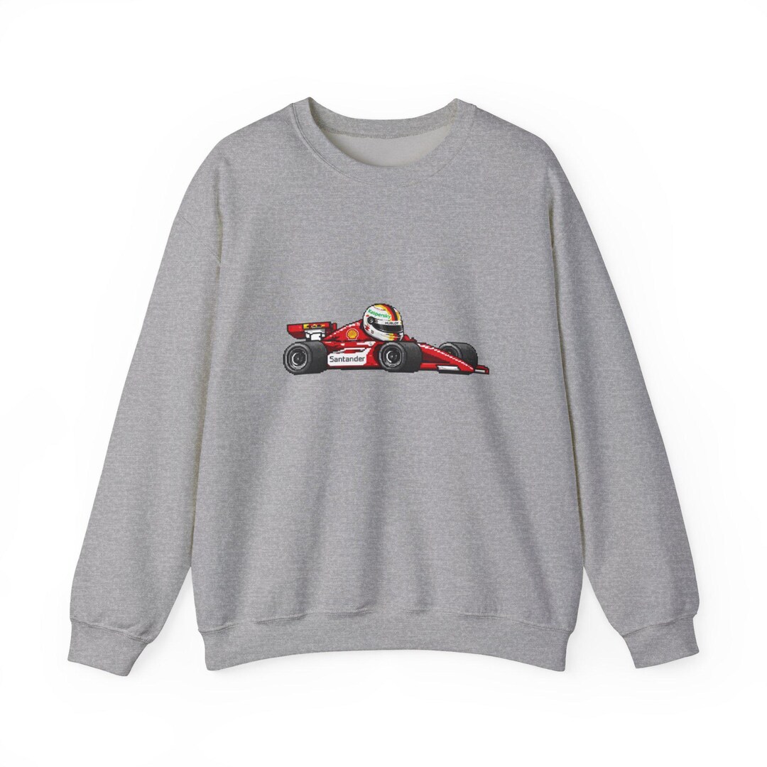 Sebastian Vettel 8-bit Racecar - Formula 1 Fan - Etsy