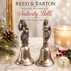 Reed & Barton Nativity Bells - Etsy