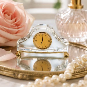 Swarovski Crystal Miniatures Clock - Etsy