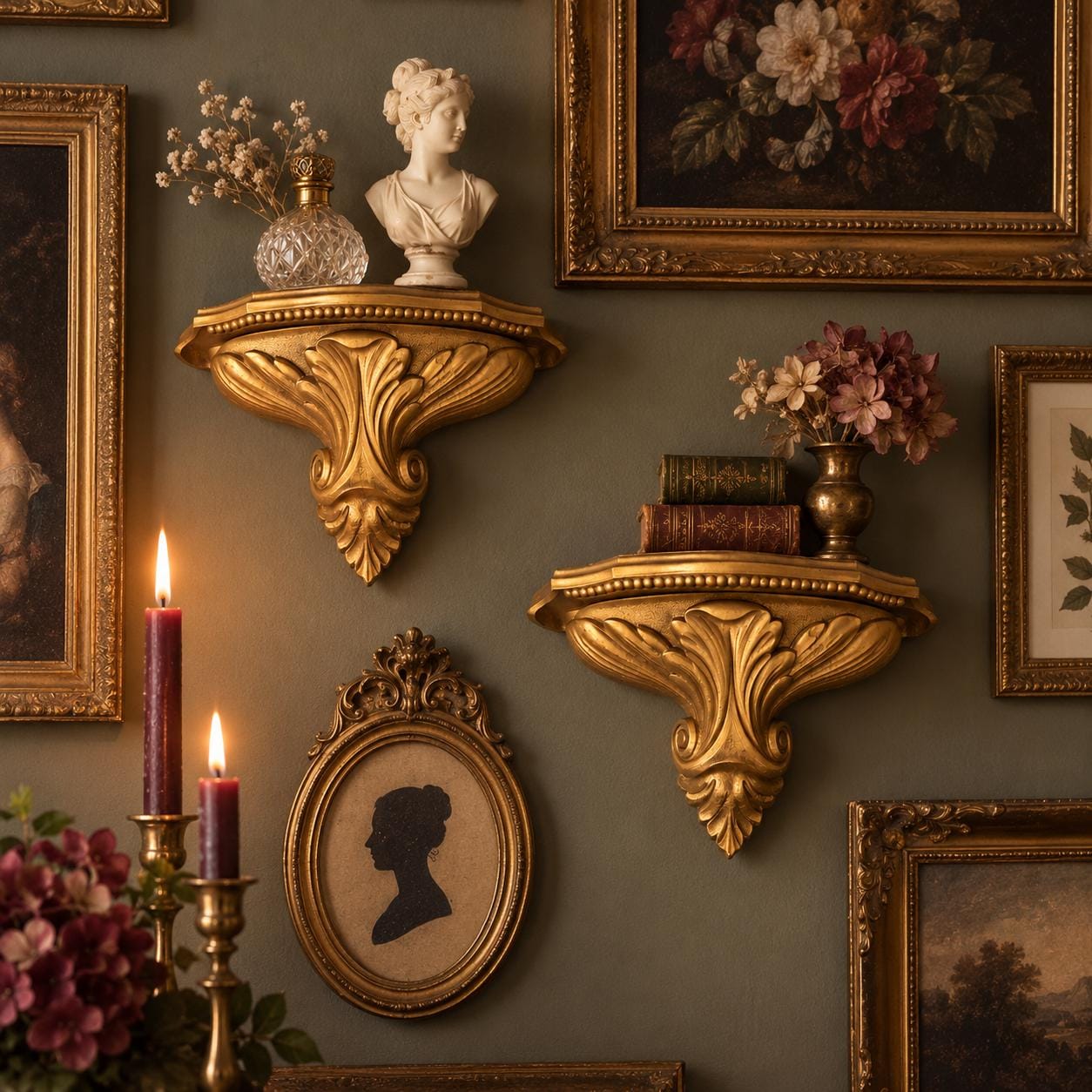 Hollywood Regency Shelves - Etsy