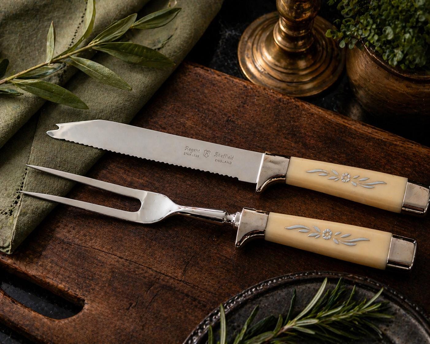 Regent Carving Set - Etsy
