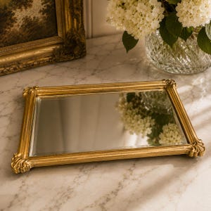 Vintage Mirror Tray - Etsy