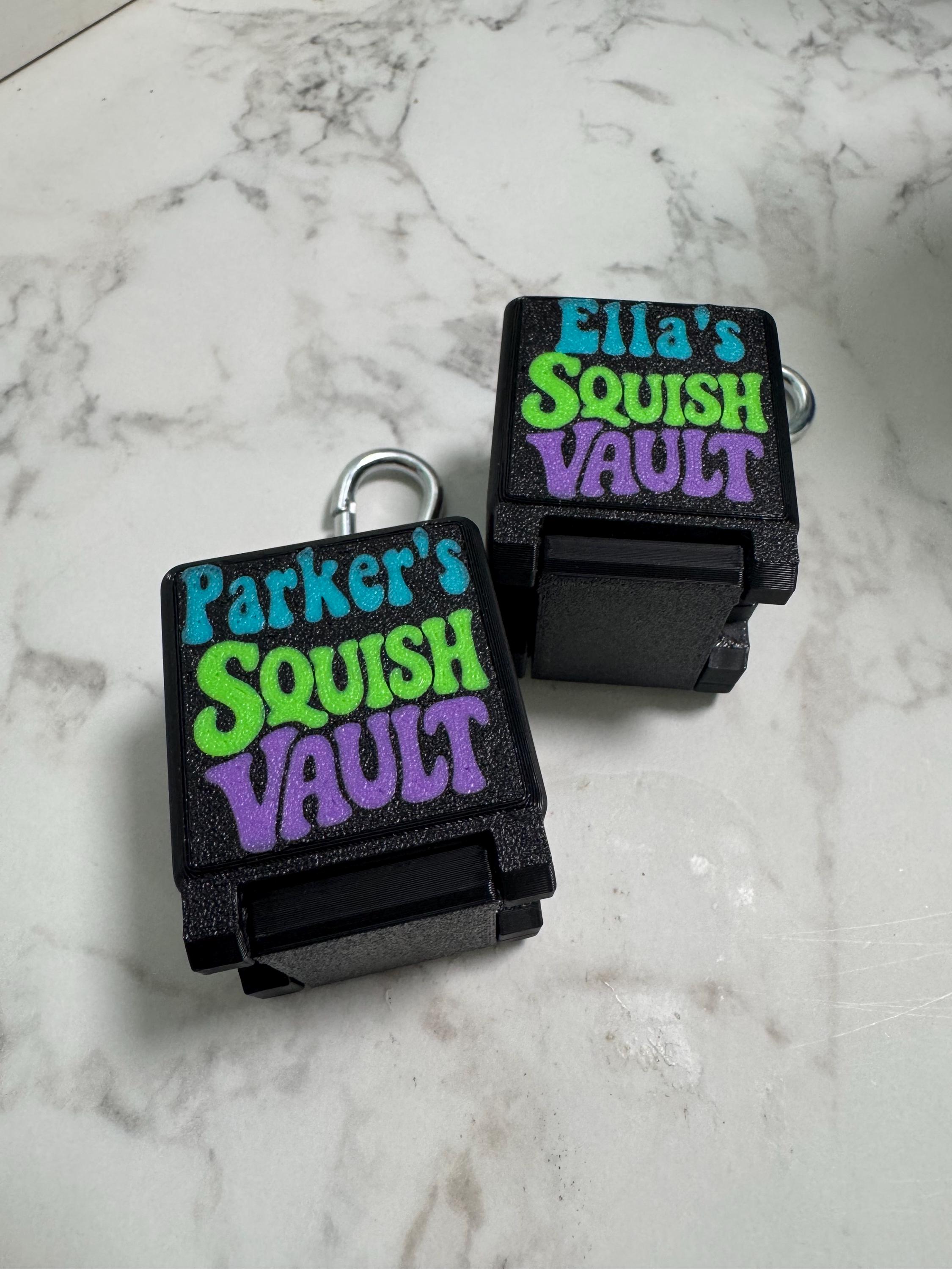 Needoh Keychain Needoh Nice Cube Keychain Case Holder, Squishy Fidget Travel Case Clip ...