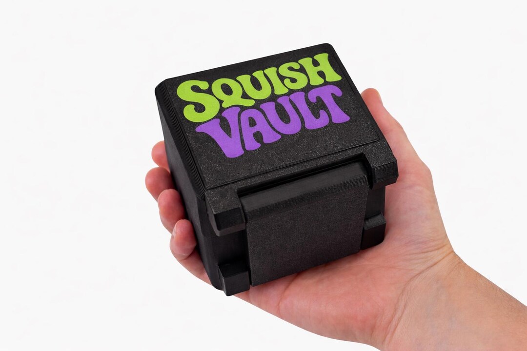 Needoh Keychain Needoh Nice Cube Keychain Case Holder, Squishy Fidget Travel Case Clip ...