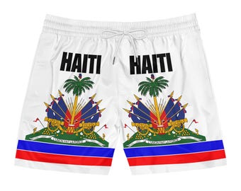 Zwemshort Haïti Coat of Arms | Zwemshorts voor heren