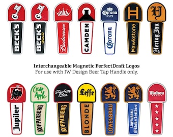PerfectDraft Badges - For Interchangeable Magnetic Tap Handle -  3D Printed
