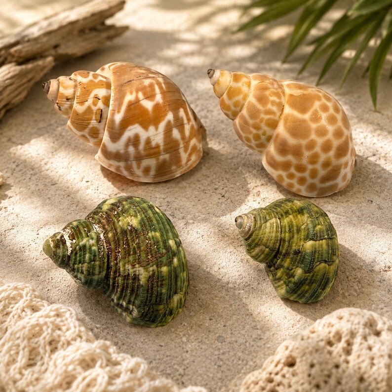 Mixed Natural Sea Shells – 8 Oz Craft Supply Lot (~40 Shells) | Scallop ...