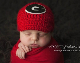 Football Team cap,Crochet baby  Hat--Infant Newborn Baby Crochet - Baby boy /Girl-   Baby Boy Clothes/ crochet baby shower/ baby gifts