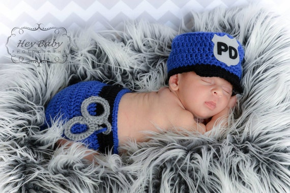 baby police hat