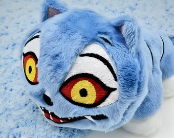 Pelúcia Tigre Derpy, inspirada em Caçadores de Demônios do K-Pop, Tigre de Pelúcia Fofo de Anime, Presente Colecionável e Macio para Fãs de Anime