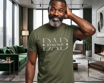 Papa T-Shirt | Lustiges Vater-T-Shirt, minimalistische Grafik, Baumwollkomfort