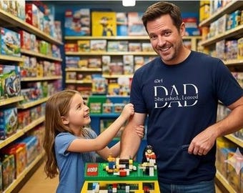 Papa T-Shirt | Girldad Lustiges Vatertags-T-Shirt, neuer Vatergeschenk