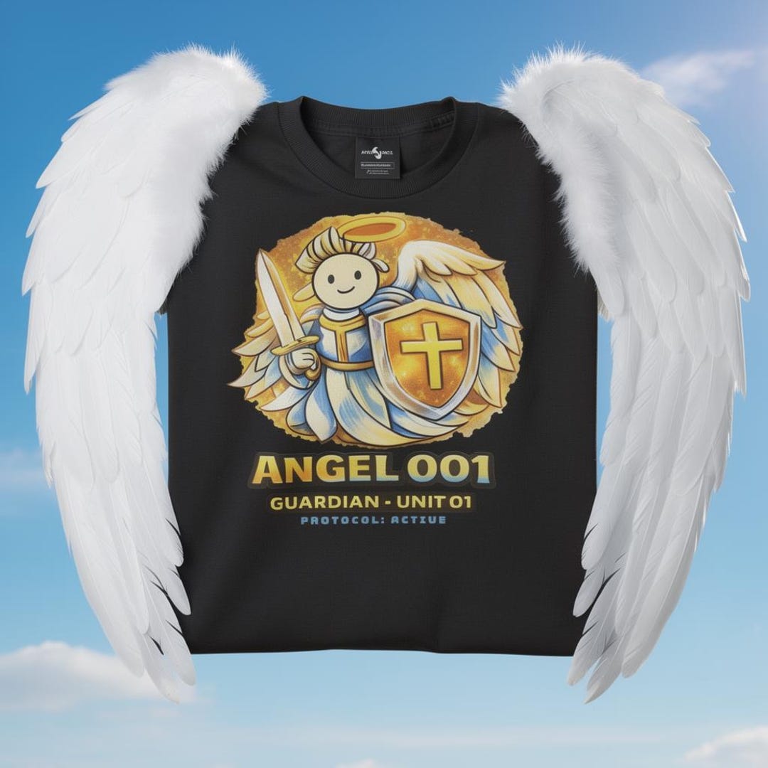 Angel 001 Guardian Unit 01 Boxy Tee – 100% Cotton Garment-dyed Shirt - Etsy