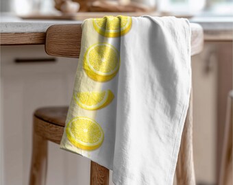 asciugamani con limoni, asciugamani da cucina decorativi, idee regalo per la padrona di casa, regalo per l'inaugurazione della casa, strofinacci primaverili per la nuova casa