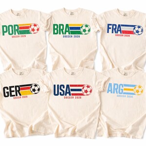 Vintage 2026 Soccer Shirt, World Football Fan T-Shirt, USA Canada Mexico 2026 Tournament Tee, Soccer Lovers Gift, Soccer Fan Gift Shirt image 1